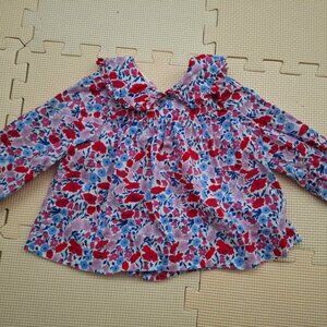 Jacadi toddler girl shirt - 24 months - floral